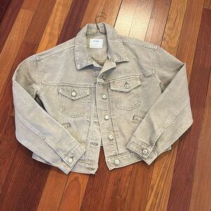 Old Navy Non-Stretch Jean Jacket for Women Medium. Color Hemisphere - Tan